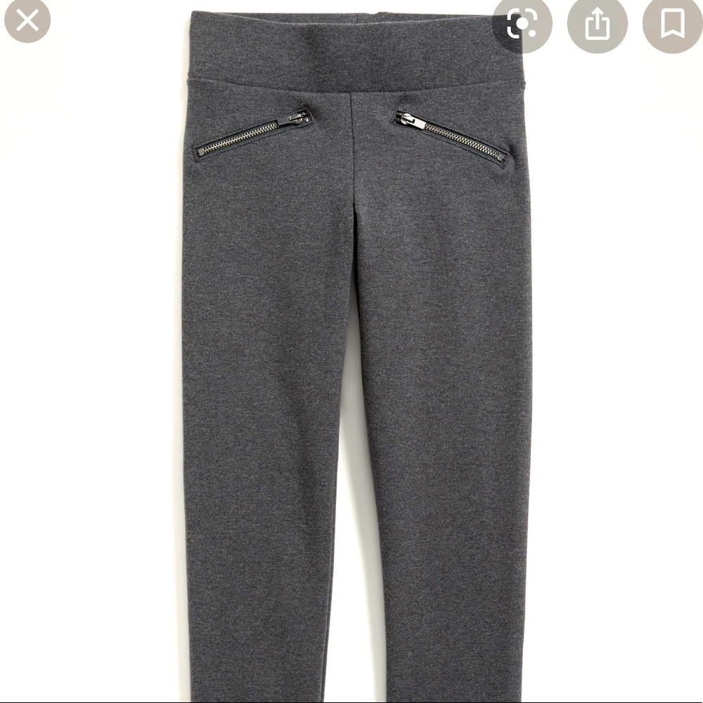 Brand New girls gray leggings old navy Size 16